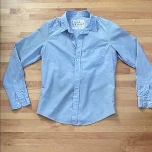 Frank & Eileen Light Blue with Pink Barry Button Down Size Medium